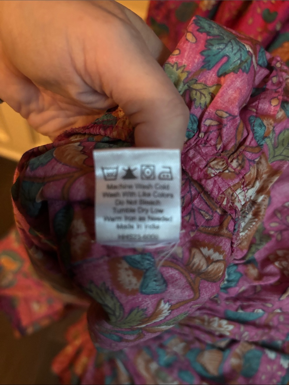 House of Harlow 1960 Pink Paisley Maxi Dress - M - Picture 8 of 9